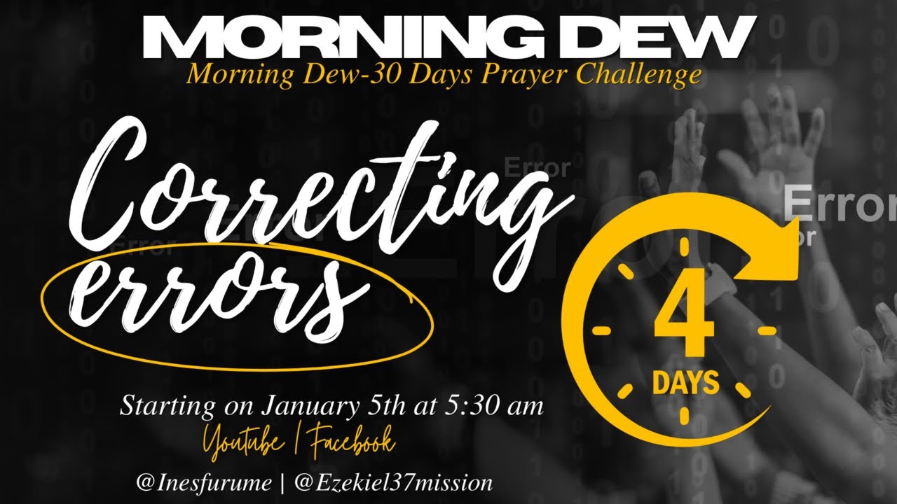 THE MORNING DEW- 30 days Prayer Challenge with Dr. Ines Furume