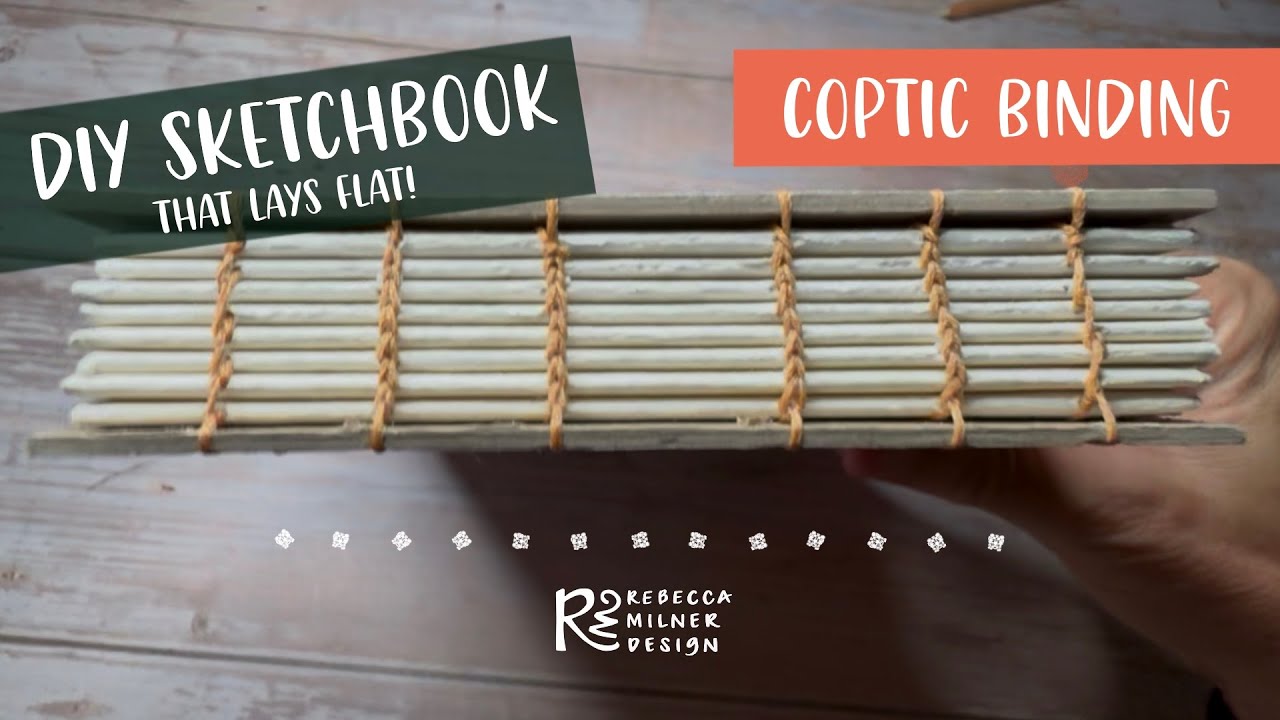 Make a Dream Sketchbook From Scratch! | Coptic Binding