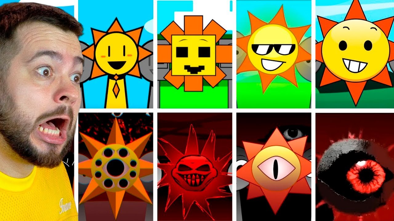 🌞 СОЛНЦЕ СПРУНКИ из ВСЕХ МОДОВ Incredibox Sprunki 🔥