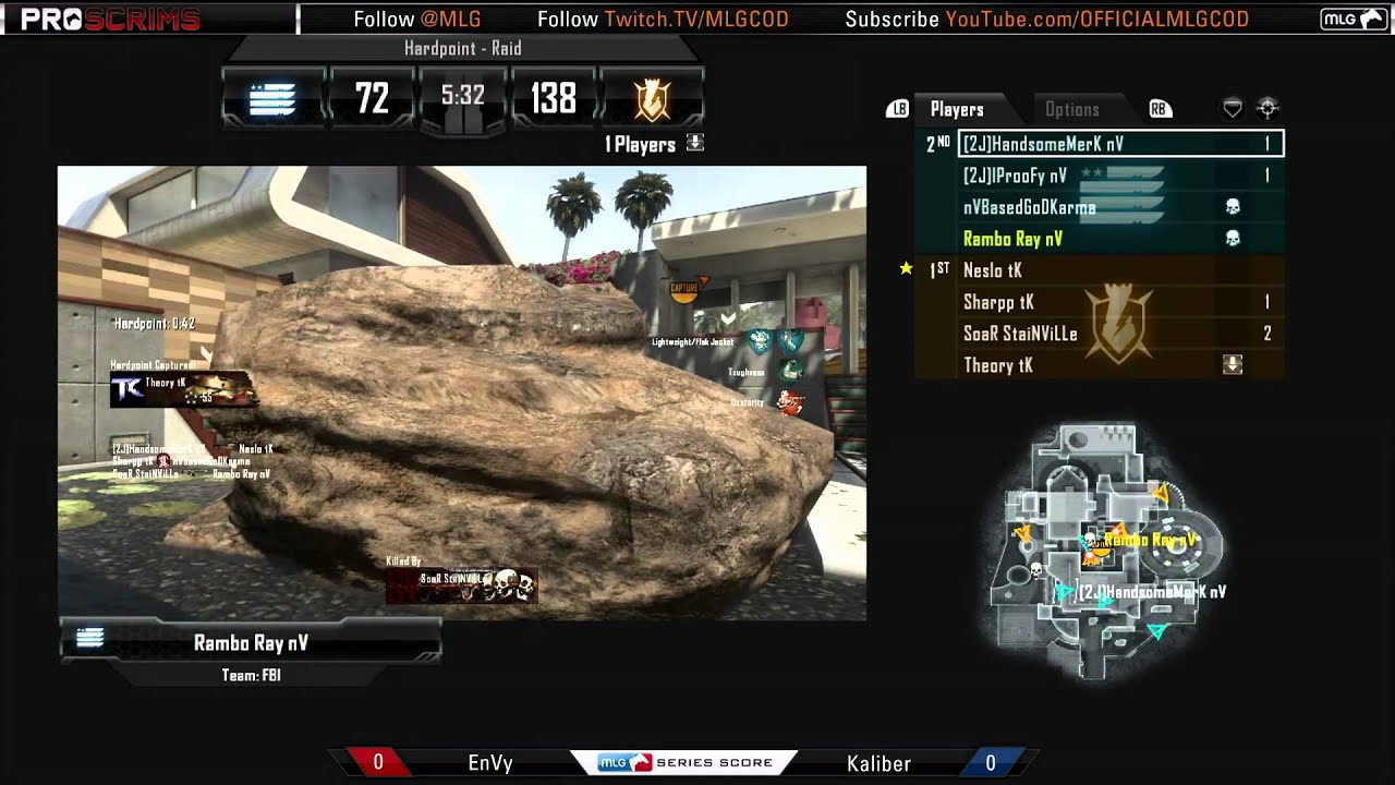 EnVy vs Kaliber - Game 1 - MLG Pro Scrims Ep 72