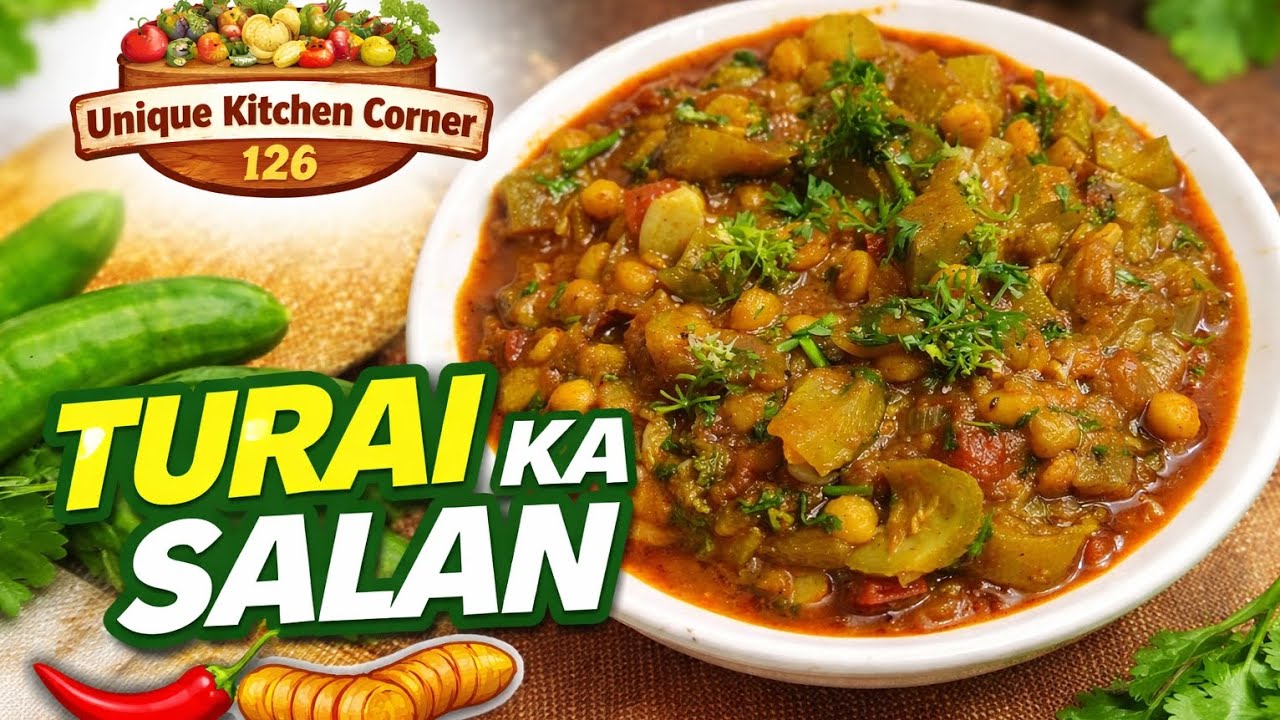 🤩Turai Chana Daal ka salan#turaikisabji #easycooking#turaisabzi #uniquekitchencorner126 