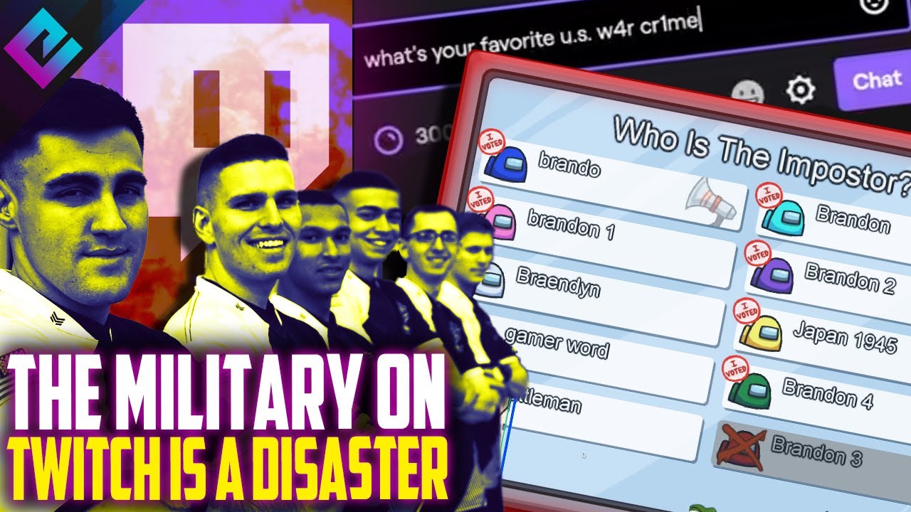US Navy Controversial Among Us Twitch Stream