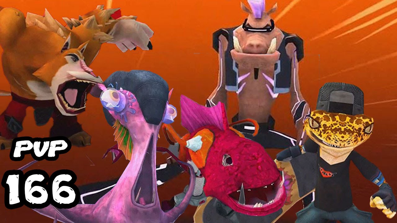TMNT Legends PVP 166 (Justin, Dogpound, Bebop, Fishface, Mondo Gecko)