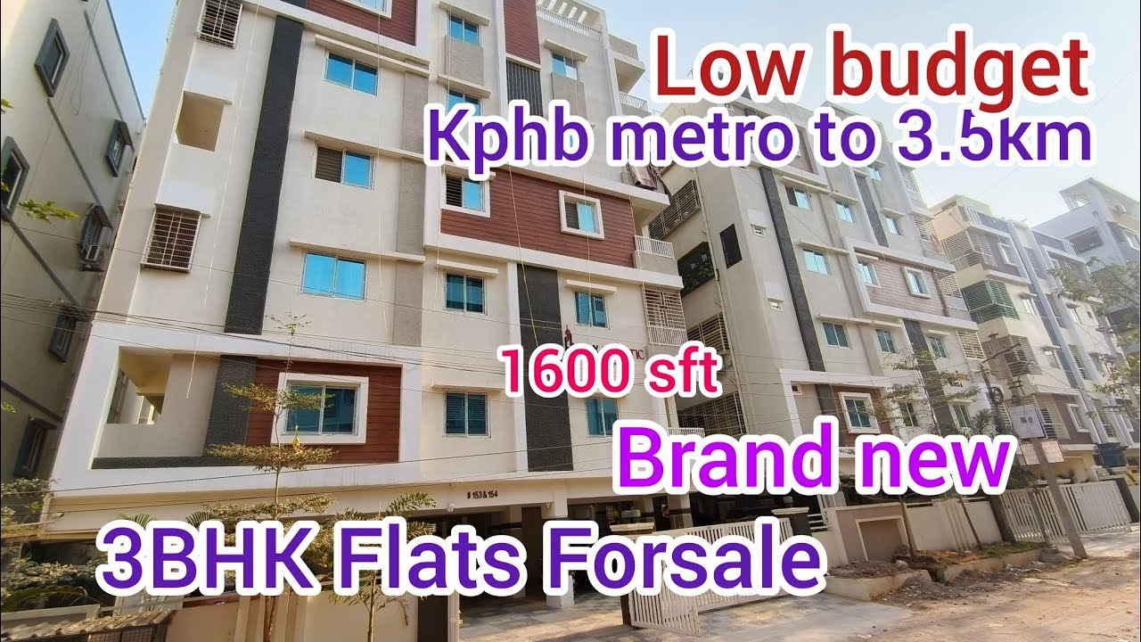Low budget | kphb metro to 3.5km | Brand new | 3BHK | Flat Forsale