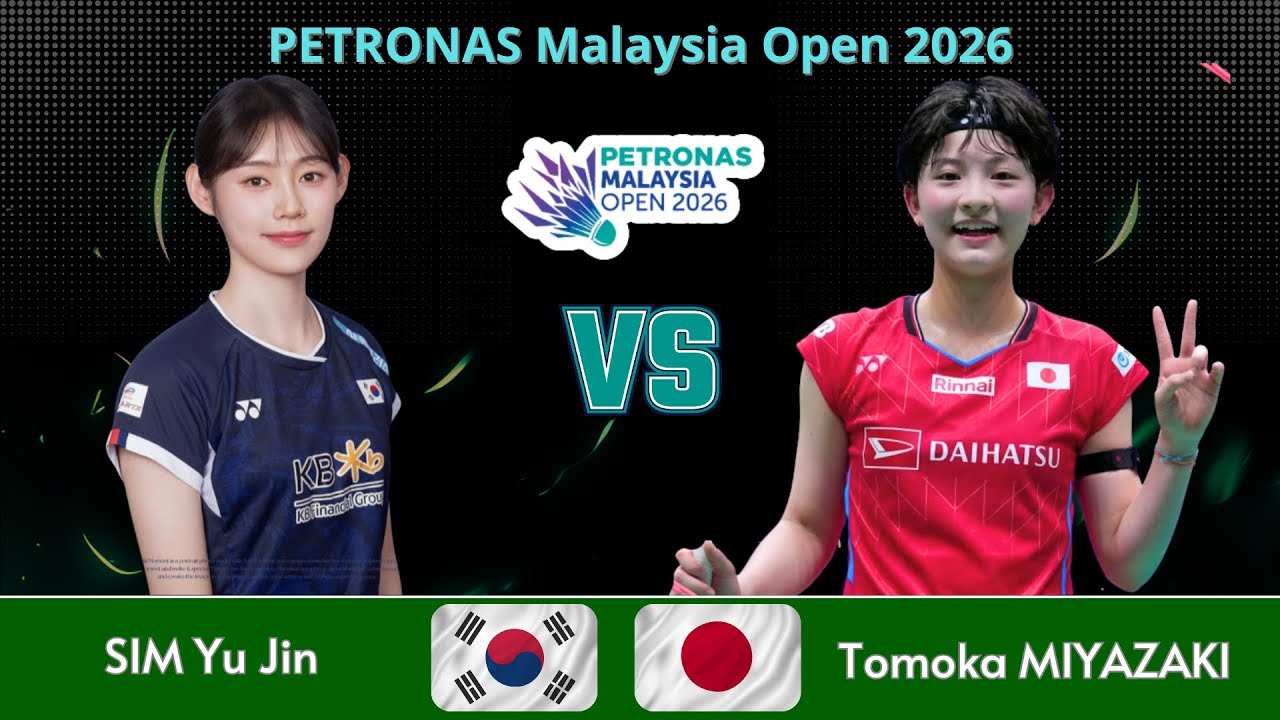 SIM Yu Jin (KOR) vs Tomoka MIYAZAKI (JPN) | Malaysia Open 2026 Badminton