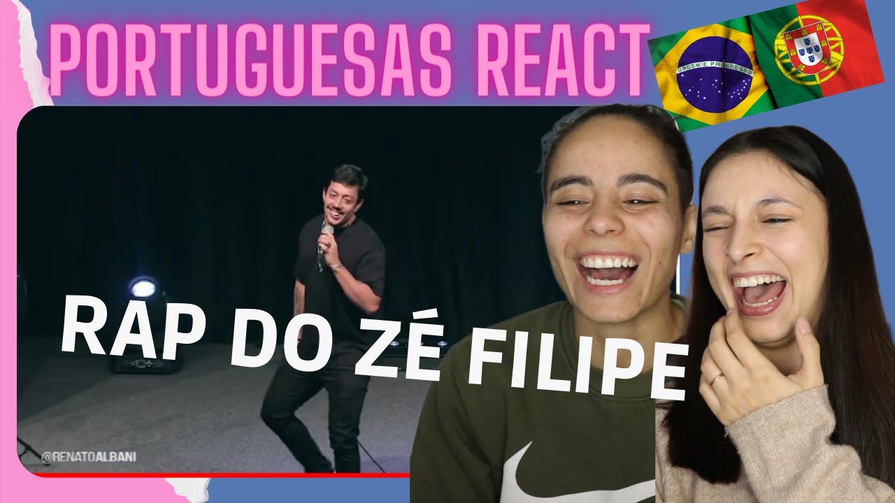 Portuguesas reagem a STAND UP DE @renatoalbani RAP DO ZÉ FILIPE E VIRGINIA