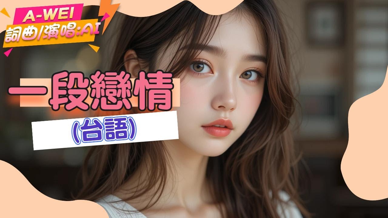 A-WEI原創台語MV|一段戀情(台語)/免費客製化你的音樂：留言，你的想法，你的故事，客製化創作你的歌曲（語言：台語/國語/英文/日文/韓文） #aimusician #台語#閩南語