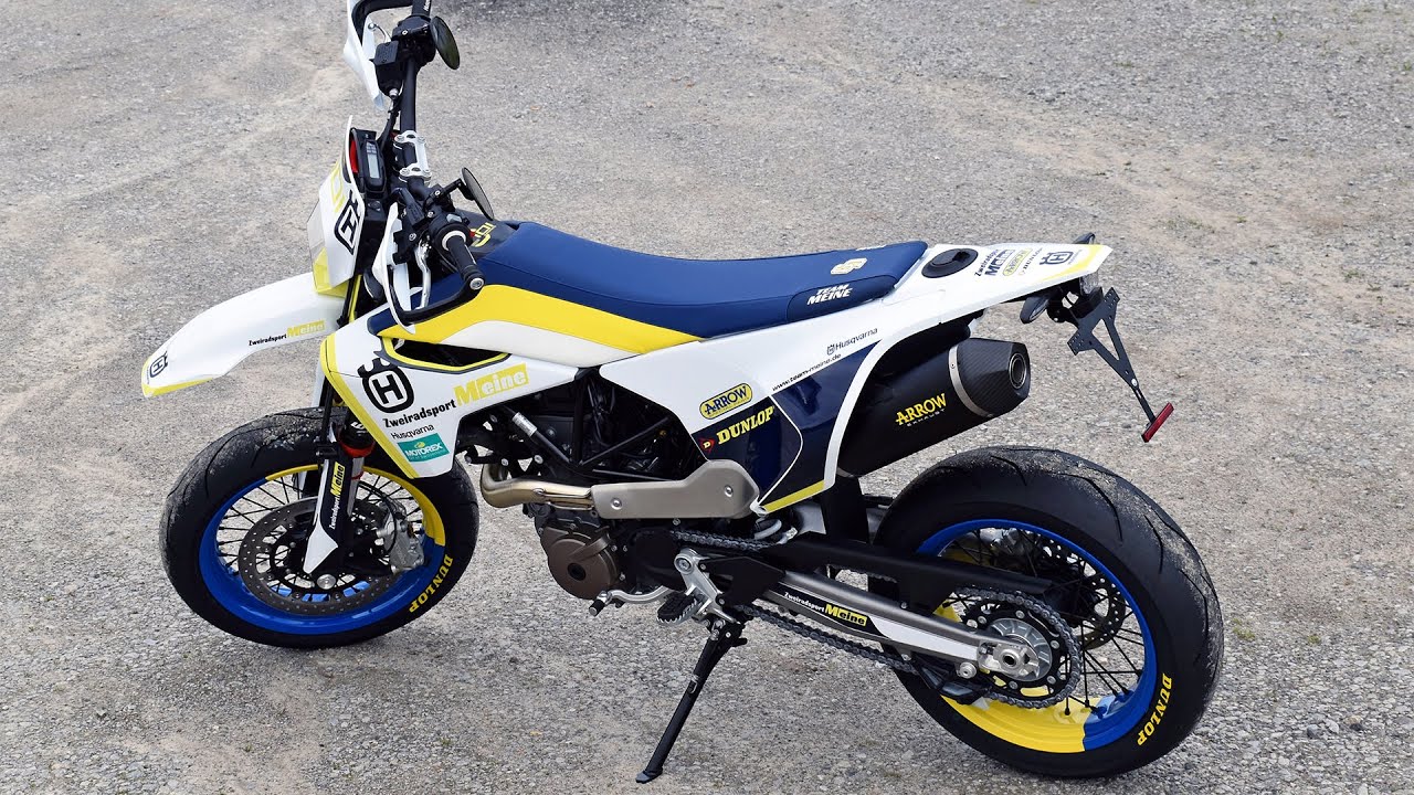 Arrow Exhaust f&uuml;r Husqvarna 701 | Supermoto-Umbau von Zweiradsport Meine
