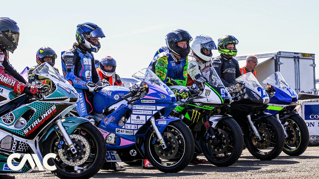🏍️ Scottish Championship Motorcycle Racing 2025 | East Fortune |  Race Action!