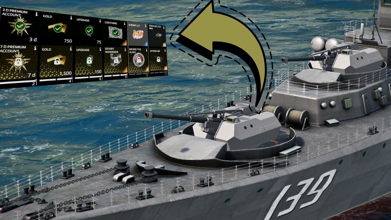 Dana-M2 (152 mm) - Free Rewards Mini Event Storm Patrol | Modern Warships