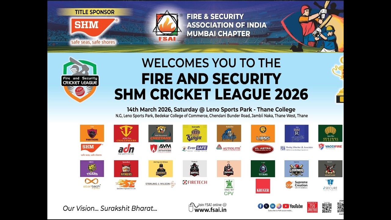 FIRE AND SECURITY SHM CRICKET LEAGUE 2026 [ TURF D ]