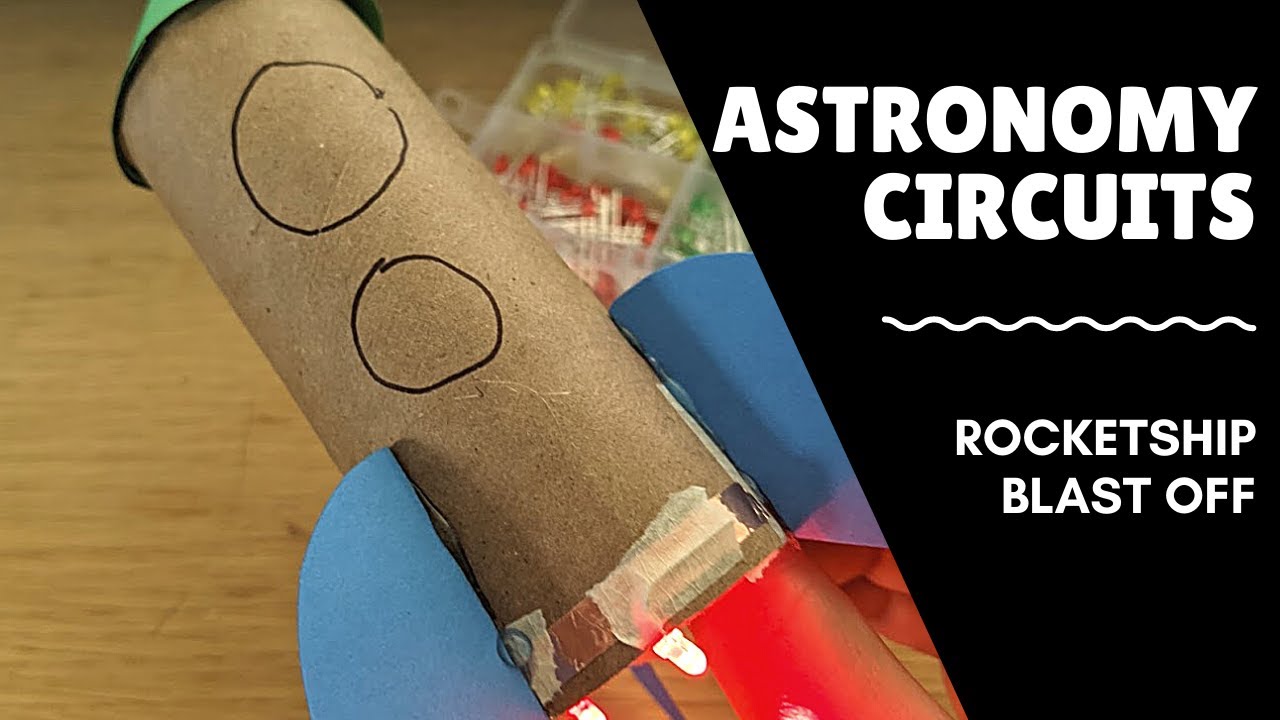 Paper Circuit Rocketship