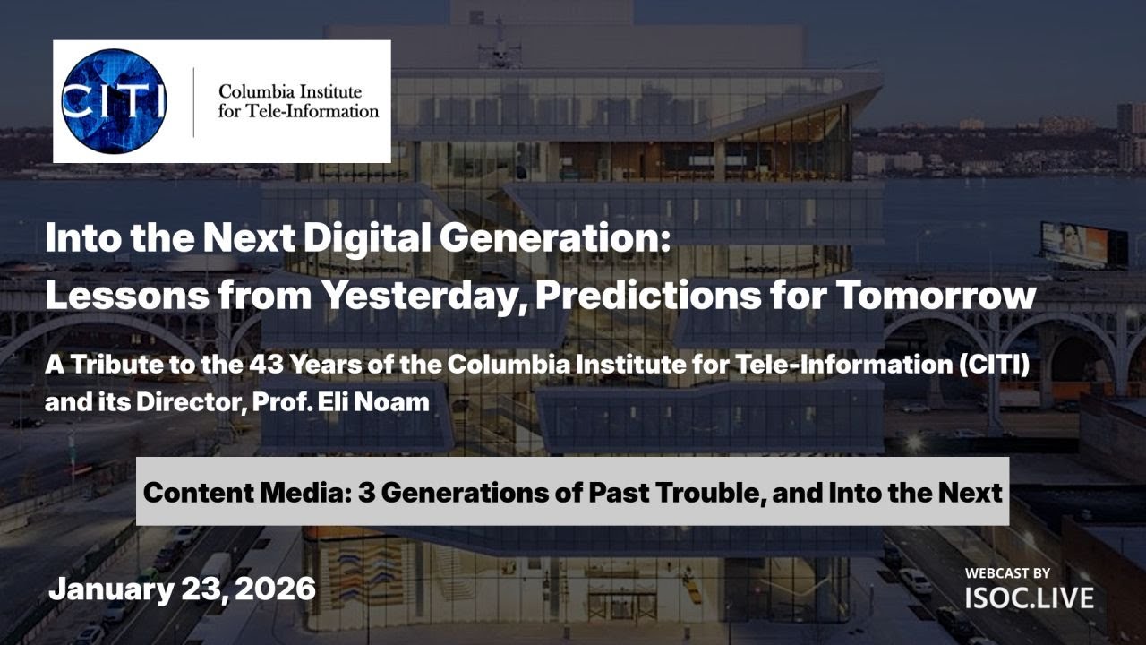 CITI@43 - 09 Content Media: 3 Generations of Past Trouble, and Into the Next