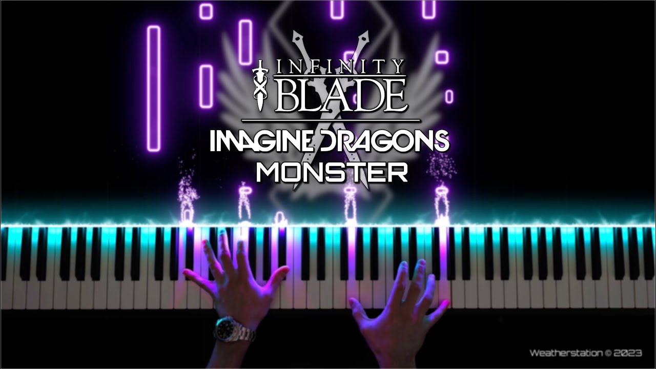 Monster - Infinity Blade III - Imagine Dragons - Piano Cover [SHEET MUSIC] [MIDI]