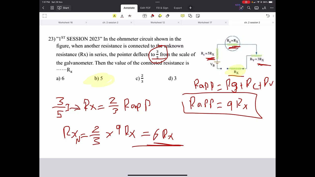 Hw session 6 ch 2 part 1 ohmmeter