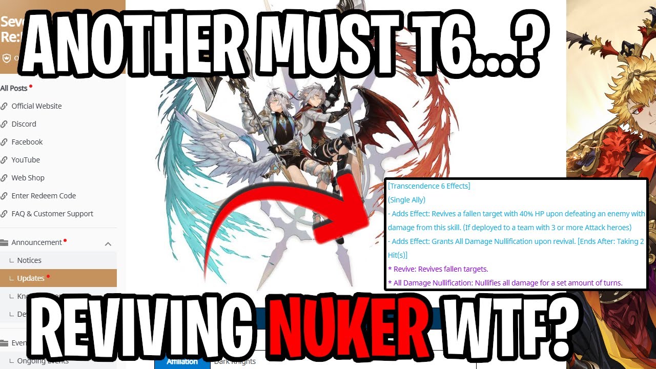 Reviving NUKER? Twins Are INSANE At T6?! HUGE Raid QoL Changes! [Seven Knights: Rebirth]