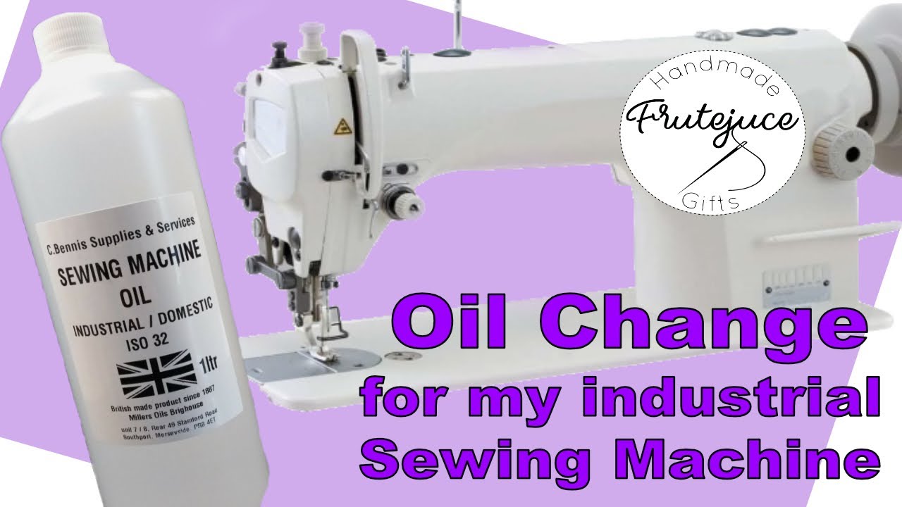 Maintaining and changing the oil on Industrial sewing machine, Juki DU-1181N