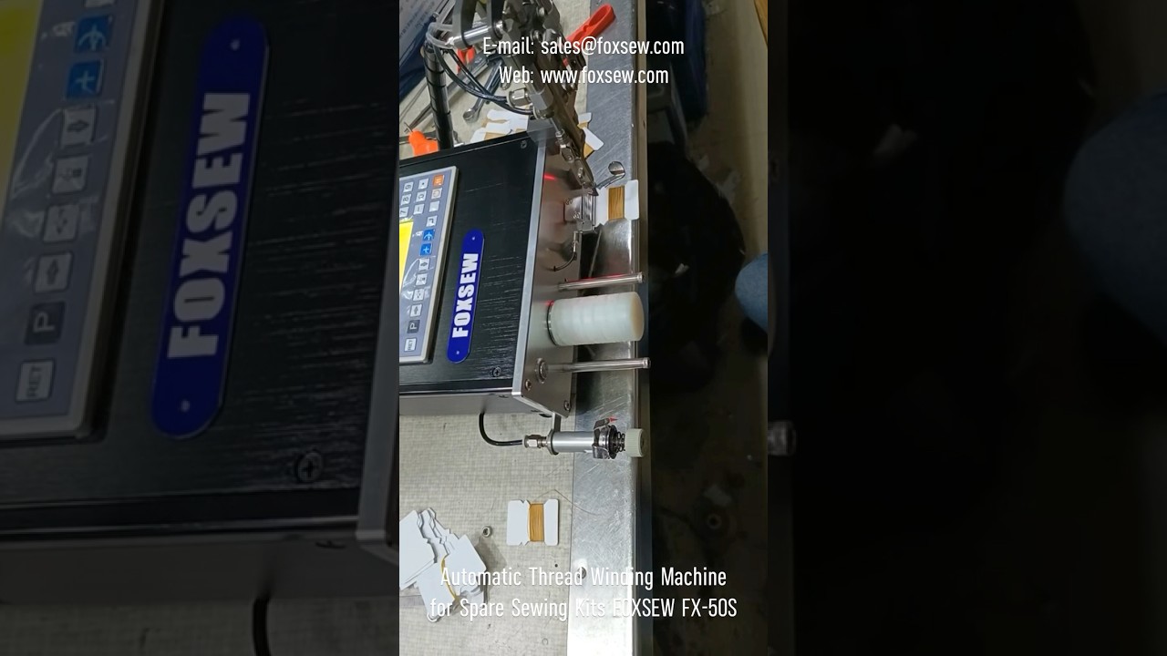 Automatic Thread Winding Machine for Spare Sewing Kits