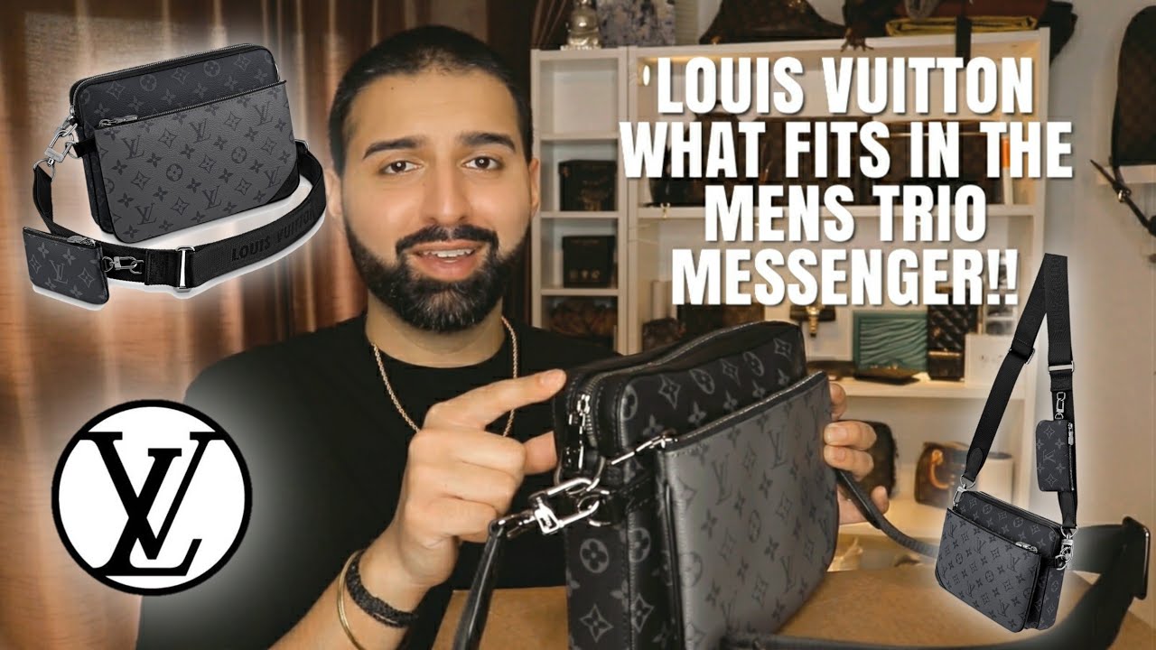 LOUIS VUITTON - МУЖСКАЯ СУМКА-МЕССЕНДЖЕР TRIO | Обзор моделей и размеров Mini