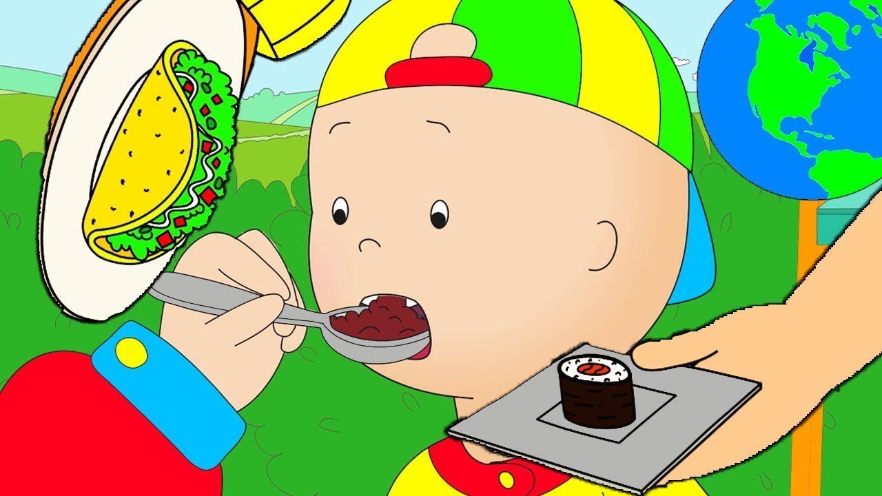 Caillou ve Uluslararası Yemekler | Caillou | T&uuml;rk &Ccedil;ocuk &Ccedil;izgi Filmleri | WildBrain T&uuml;rk&ccedil;e