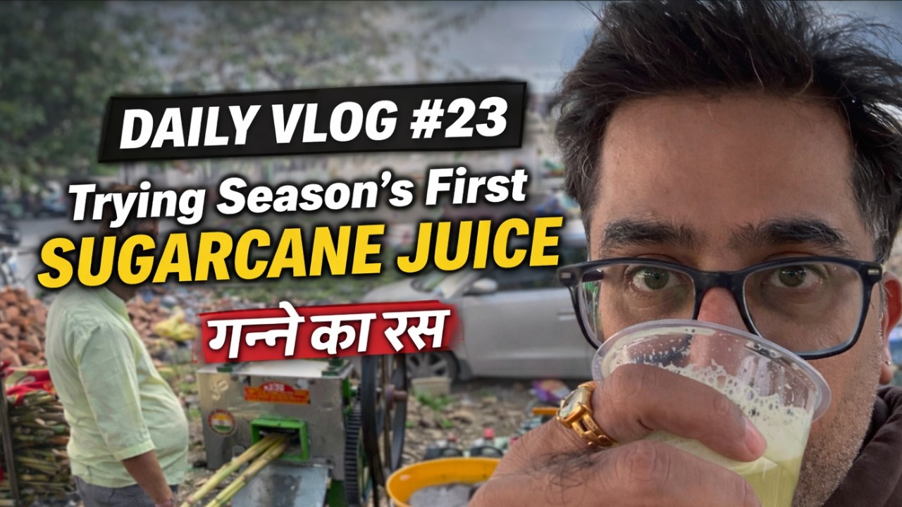 Trying Season’s First Sugarcane Juice | गन्ने का रस |Daily Vlog 23 🥤 #dehradun #sugarcanejuice