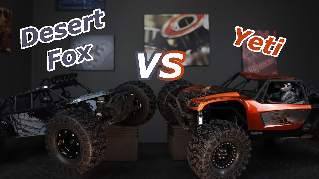 Axial Yeti vs Hobbyking Desert Fox tire upgrade