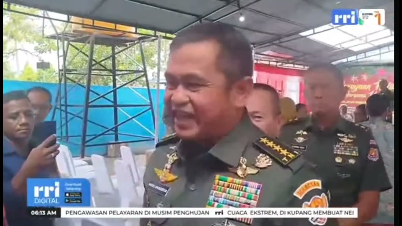 RRI Kupang- Perayaan Natal Bersama di Kupang, KASAD Hadirkan Damai dan Sukacita untuk Indonesia Maju