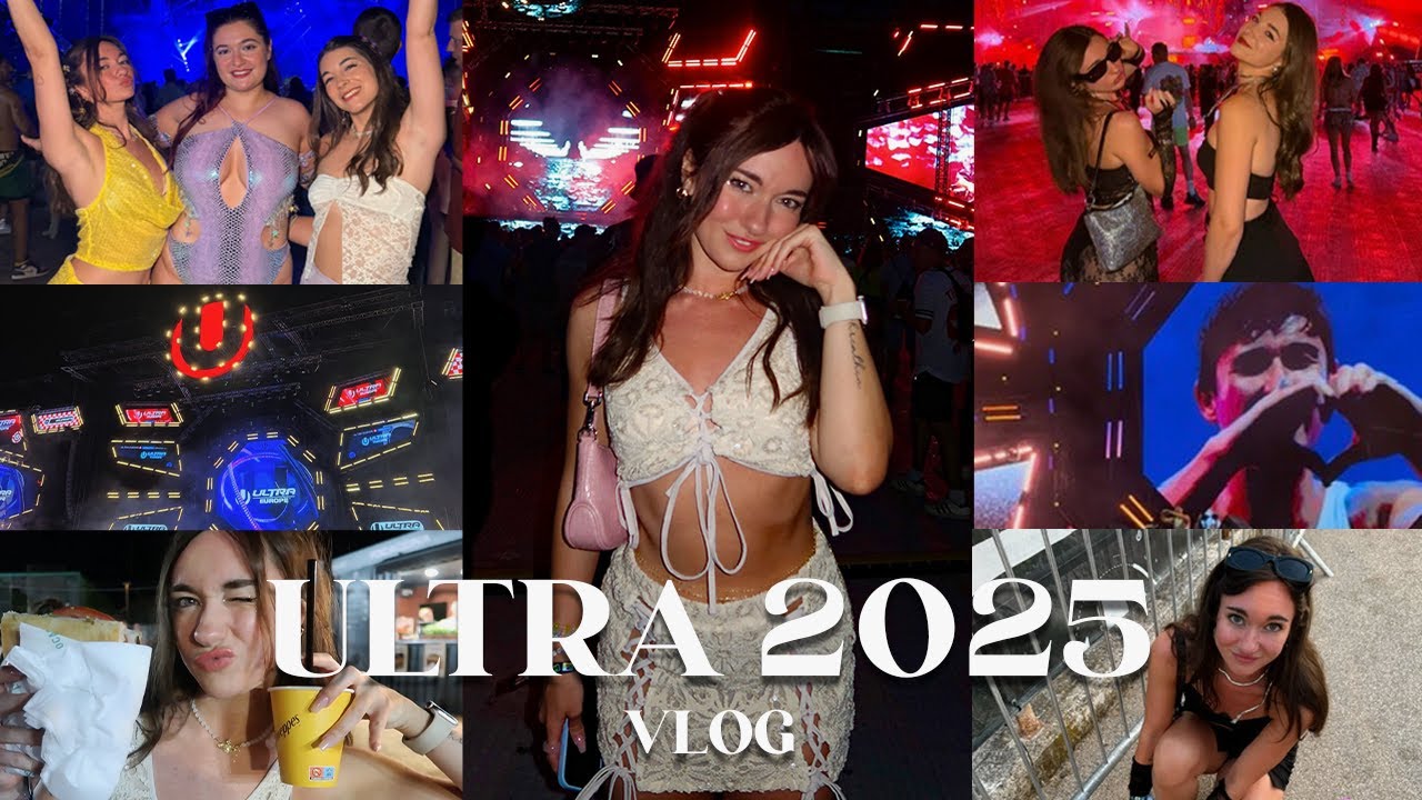 Ultra Europe 2025 Vlog | Partying for 3 days in a row