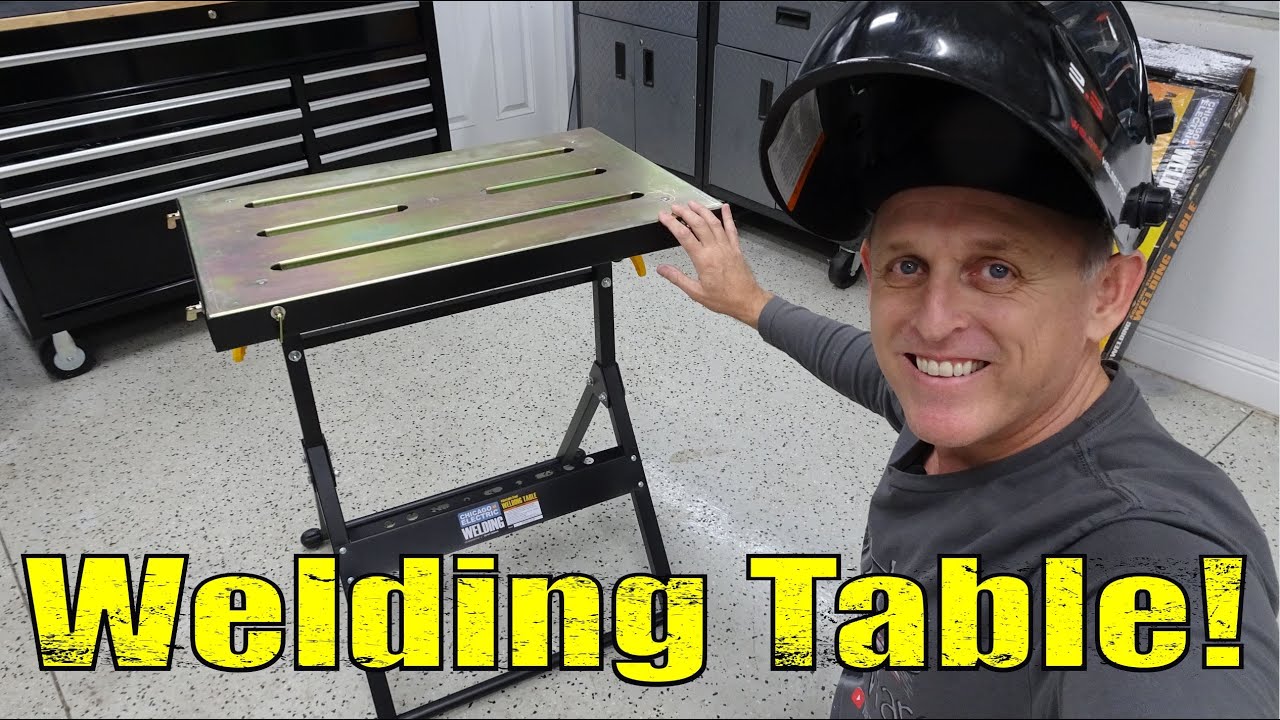 Welding Table!  Unbox, Assemble, Test Run, & Thoughts!