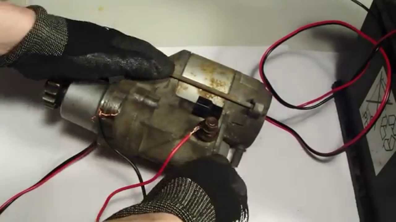 How to do starter performance test Toyota Camry