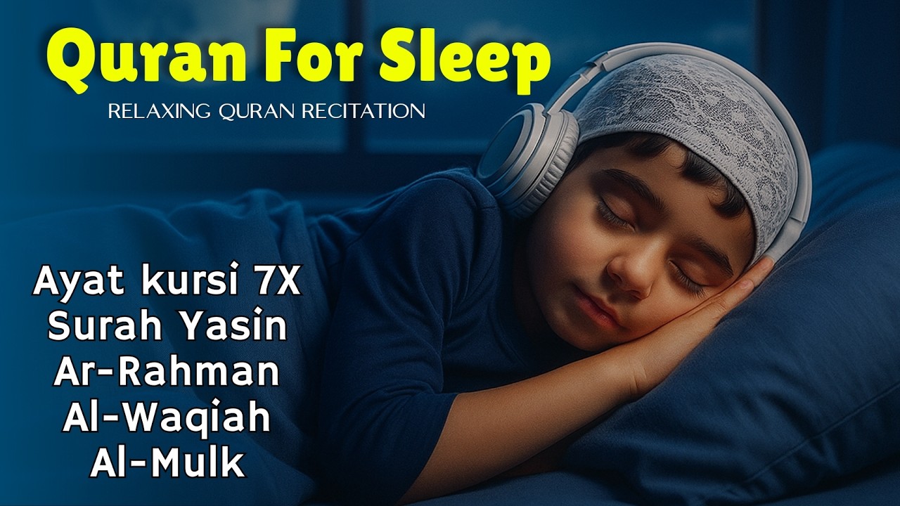The Best Surah For Sleeping And Your All Problems Solve | Relaxing - Holy Quran