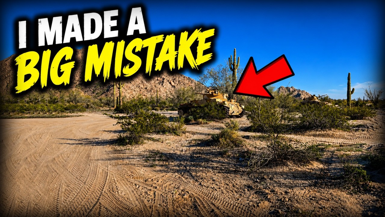 I Was Exploring the Arizona Desert…Then I Found Army Tanks