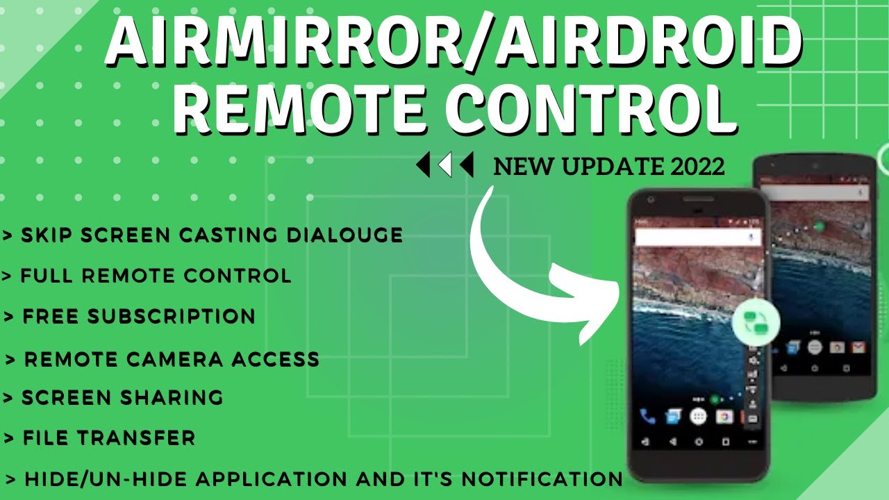 Airdroid | AirMirror | New Update 2022 | Airdroid Premium Free | Remote Mobile Application