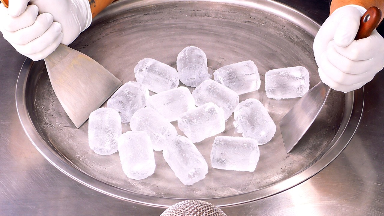Ice Cubes Turn Into Ice Cream (-30°C)