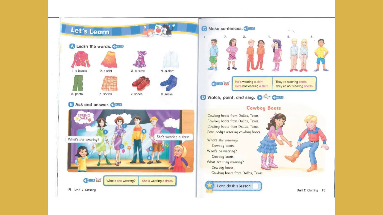 Let's Go: English Book 3 Unit 2