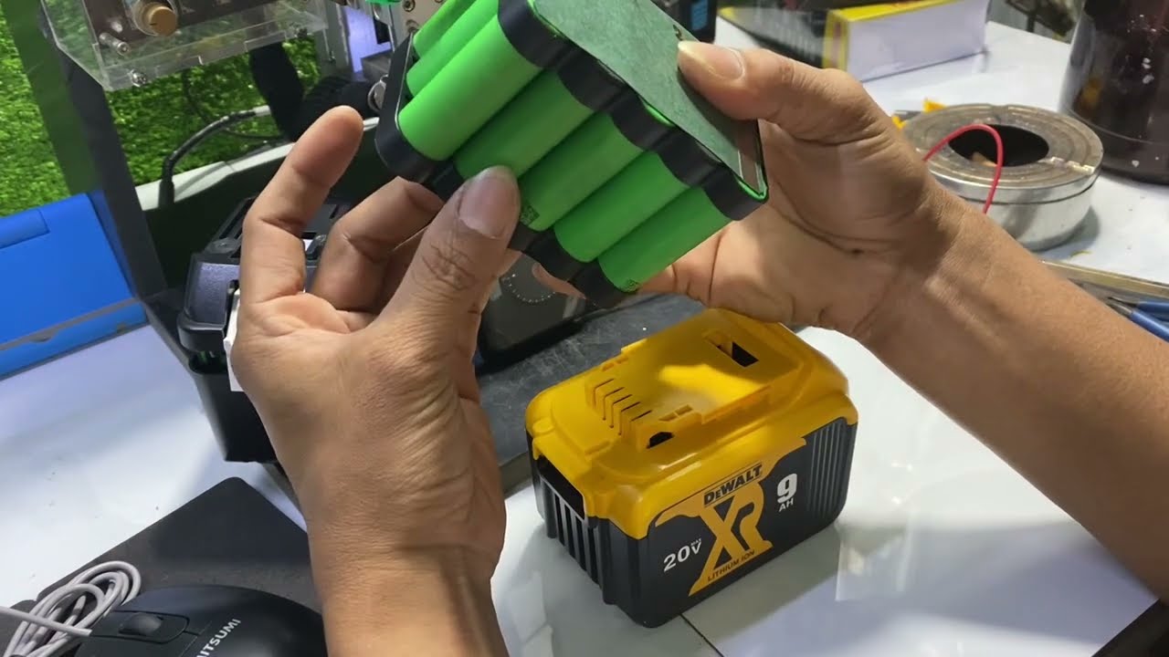 Khối PIN Dewalt 18v cần lưu ý cho AE.
