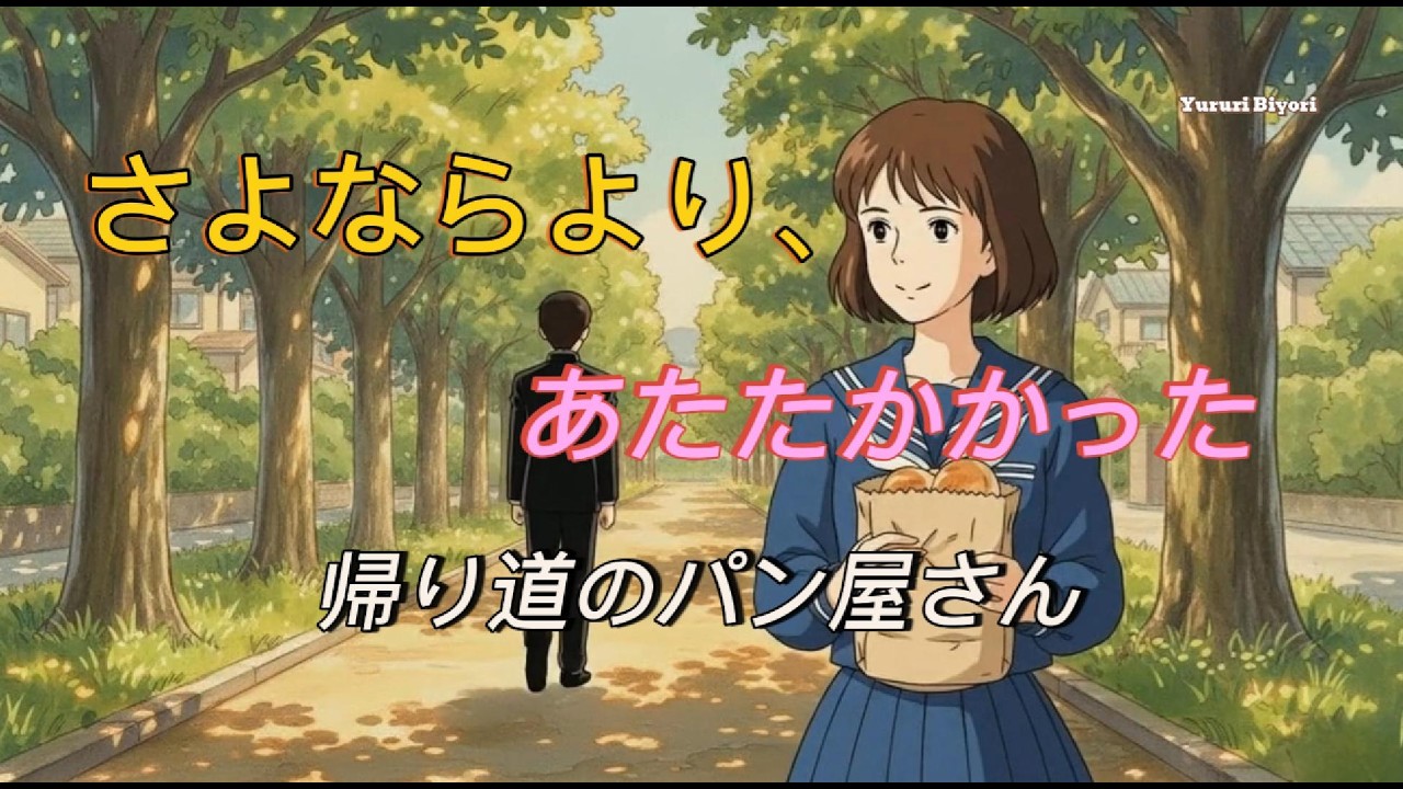 帰り道のパン屋さん - あの頃の初恋の記憶 (1980年代 レトロ アニメ MV)Memories of First Love (Retro Anime MV)  #昭和レトロ #懐かしい歌 #癒やし