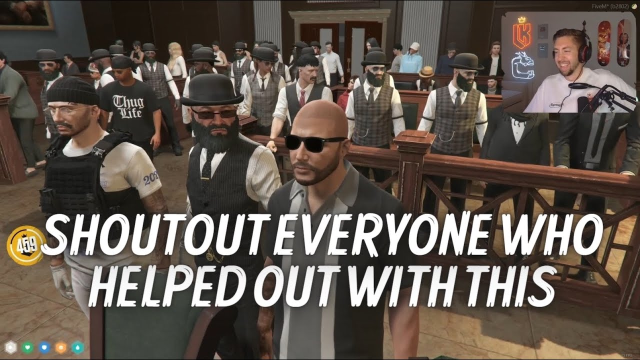 Mr. K Walks Into Courthouse With 20 People Dressed As Him | NoPixel 4.0 GTA RP