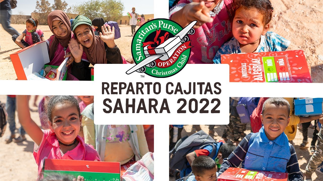 Reparto de cajitas en los campos de refugiados | SAHARA 2022 | Operación Niño de la Navidad ONN