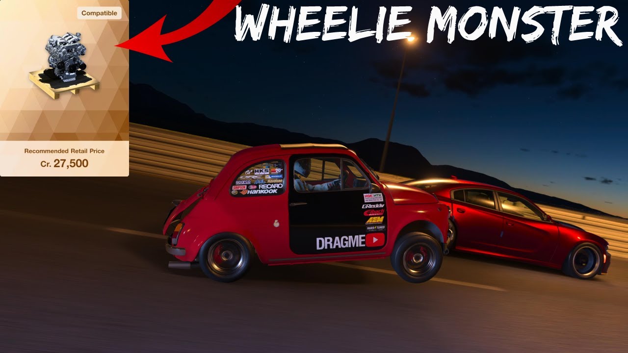 Gran Turismo 7 - This NEW Engine Swap is INSANE! K Swapped Fiat Abarth! Roll Racing on Route X