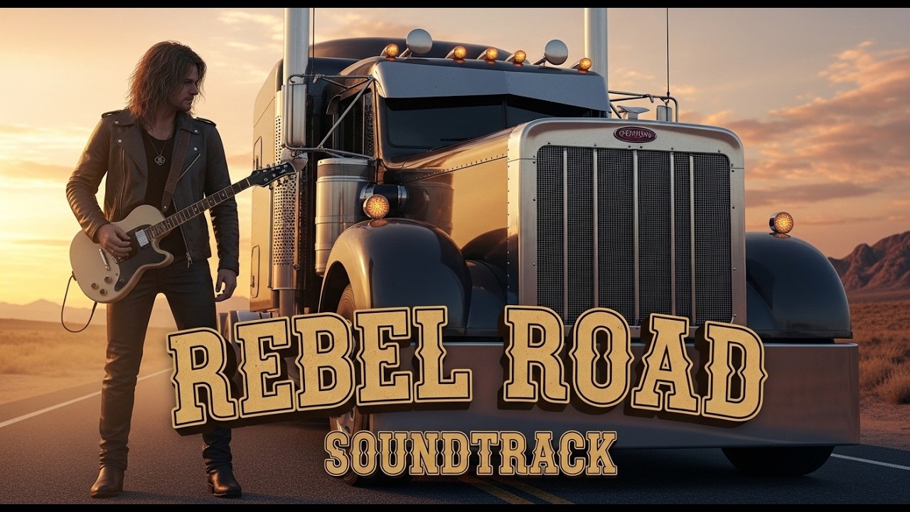 🔴 LIVE Trucker Rock Radio – Diesel & Guitars All Night | Rebel Road Soundtrack #TruckLife