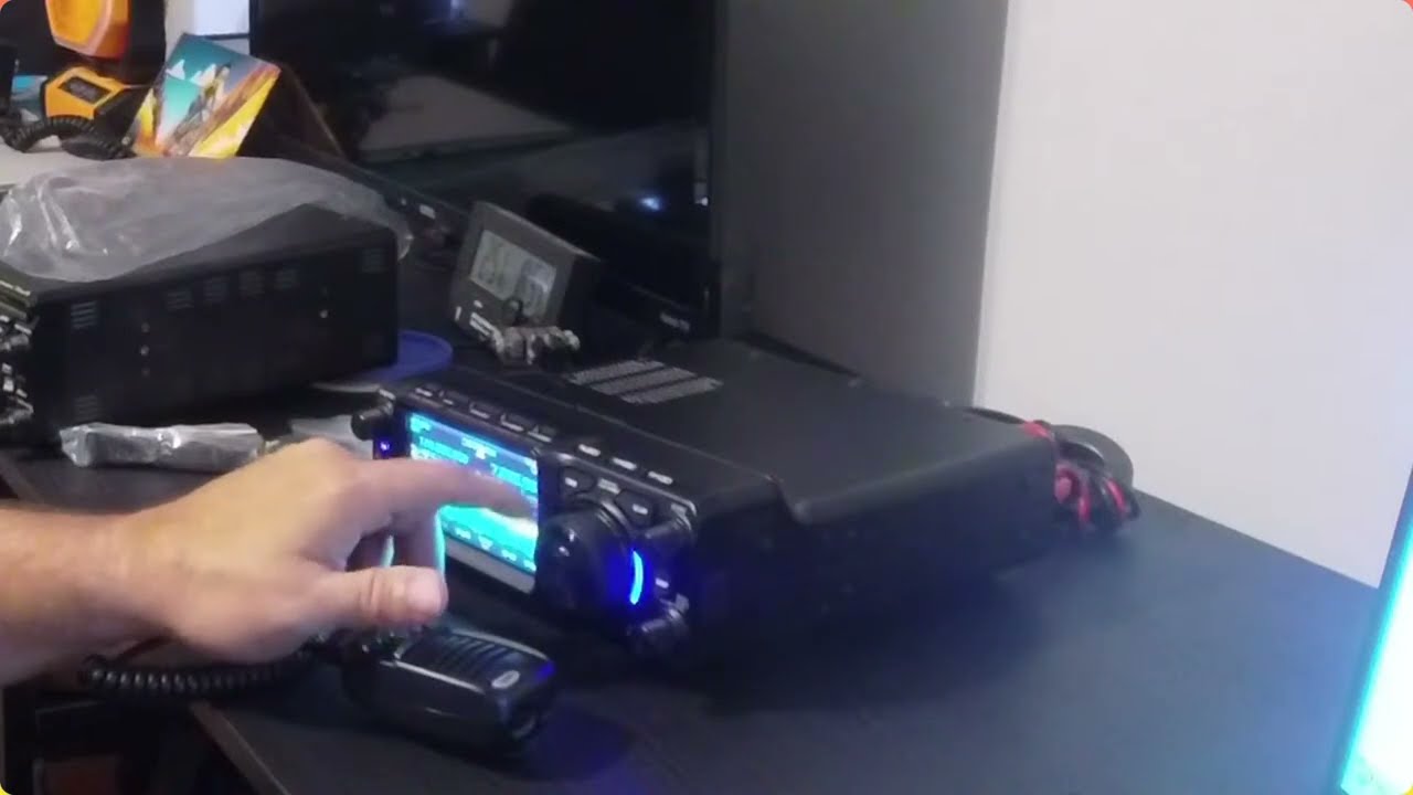 Распаковка YAESU FTX-1 OPTIMA вживую