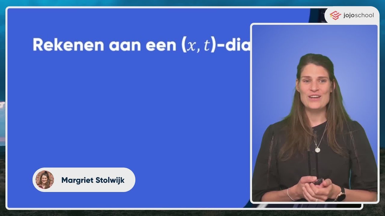 Rekenen aan een (x,t)-diagram - Natuurkunde - HAVO