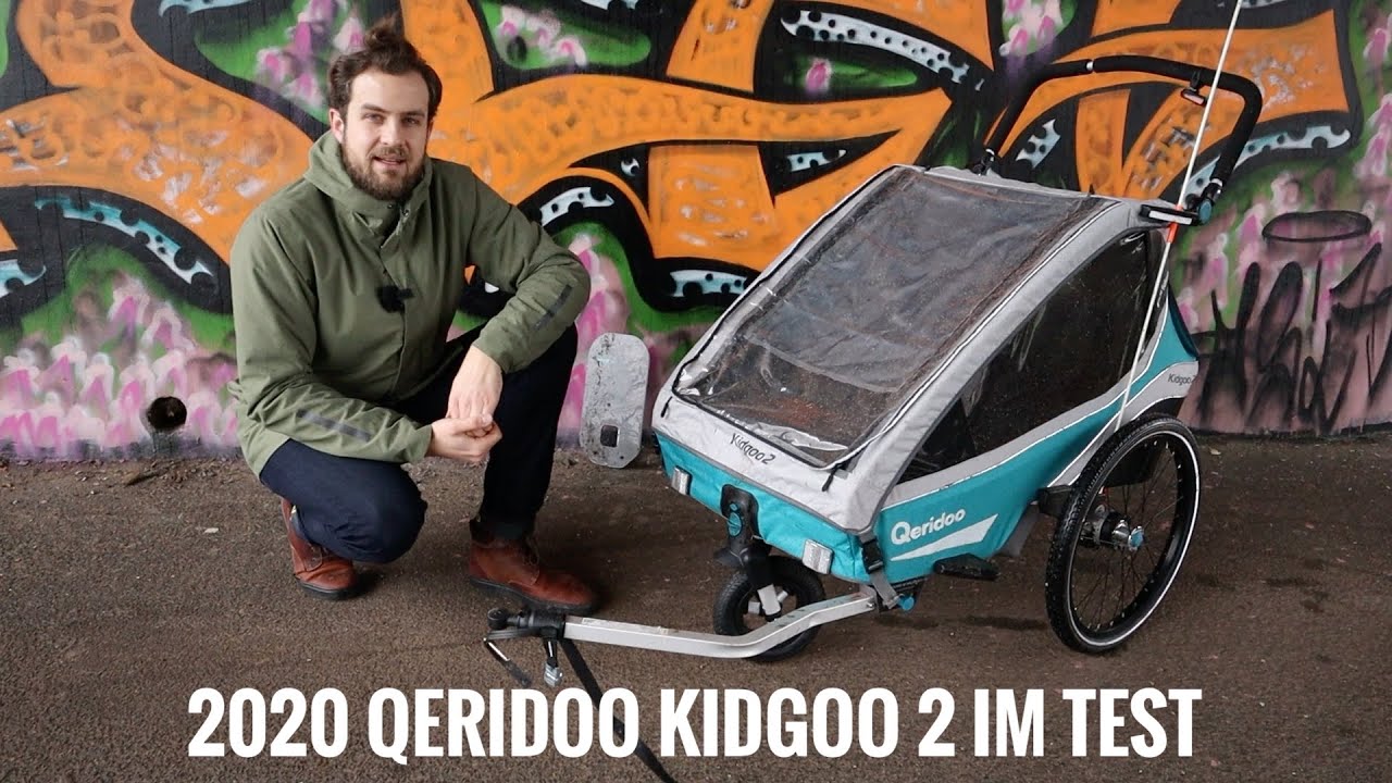2020 Qeridoo Kidgoo 2 mit der brandneuen Babyschale im Alltagstest - Baby-tauglicher Kinderanhänger