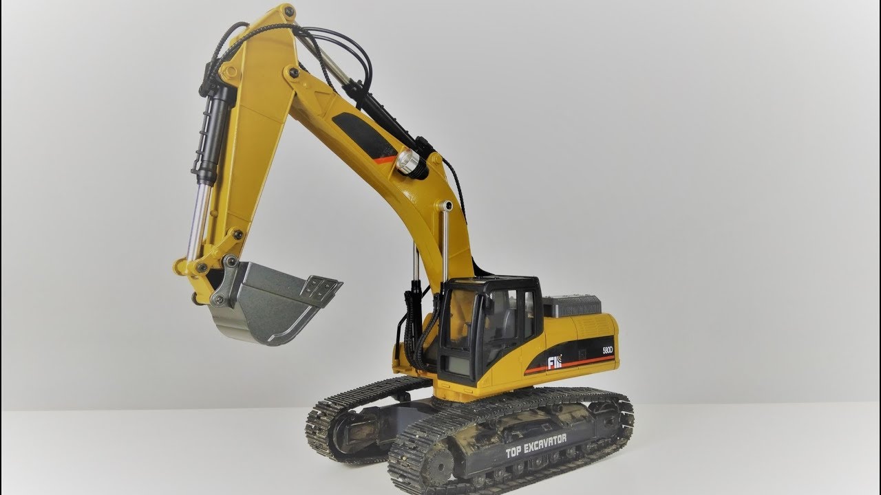 Test & Review - RC-Bagger - FM1580 / Huina 1580 / Amewi Vollmetall Bagger 22309