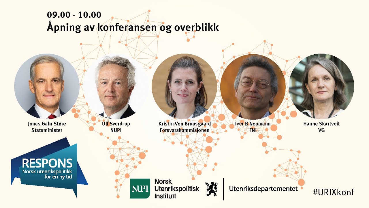 Del 1: Åpning av norsk utenrikspolitisk konferanse og overblikk (Norsk Upol. Konferanse 2023)