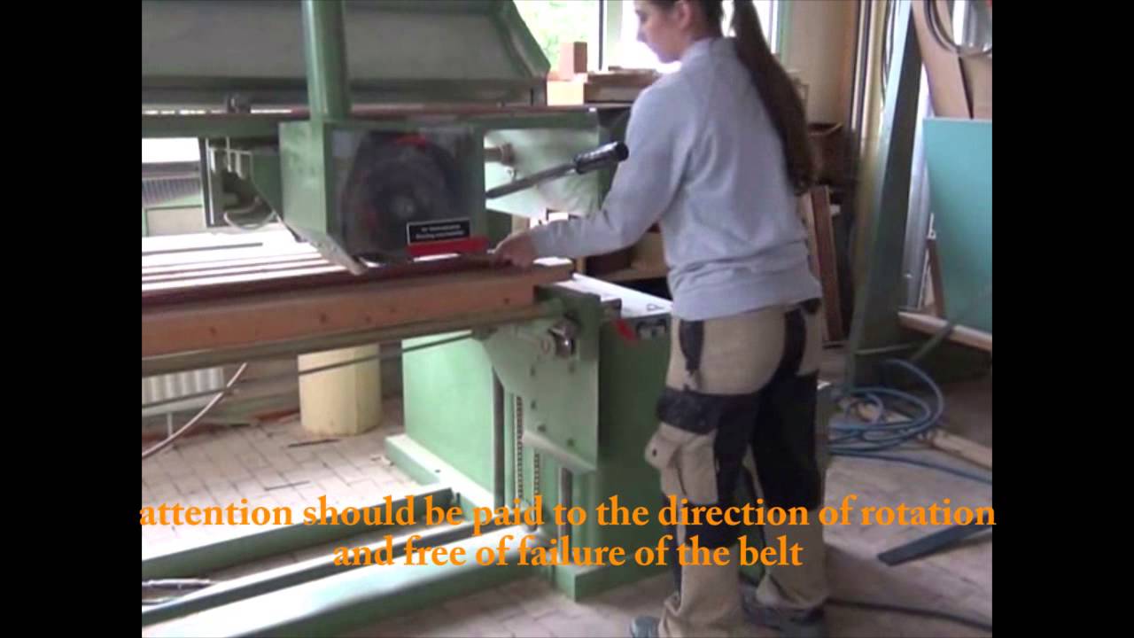 Langbandschleifmaschine [English Sub] HD