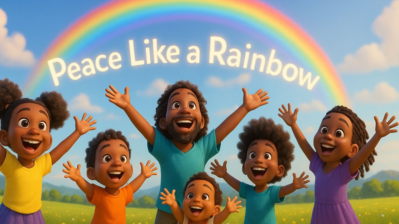 Bible Songs for Kids | Peace Like a Rainbow | Afrobeat Gospel Music
