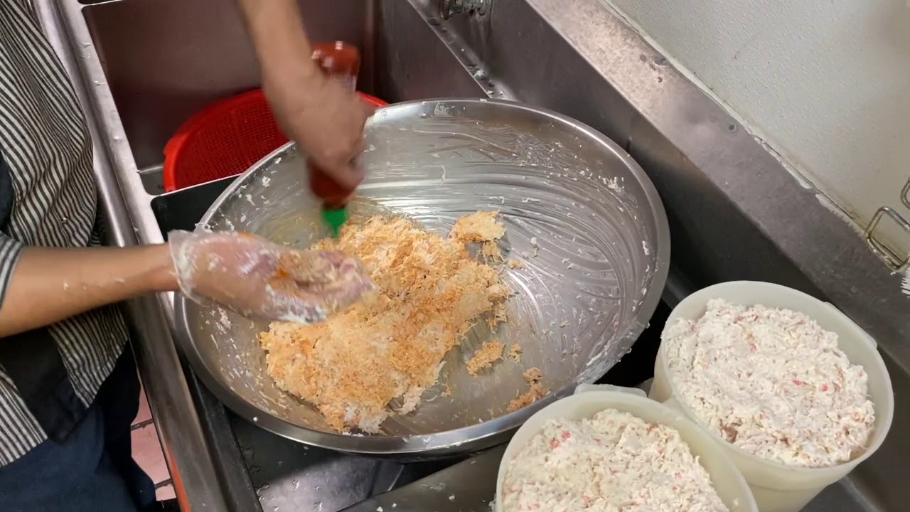 【日本料理】(Recipe)Crabmeat 人造蟹肉调味方法 美国 日餐店 创业 일식