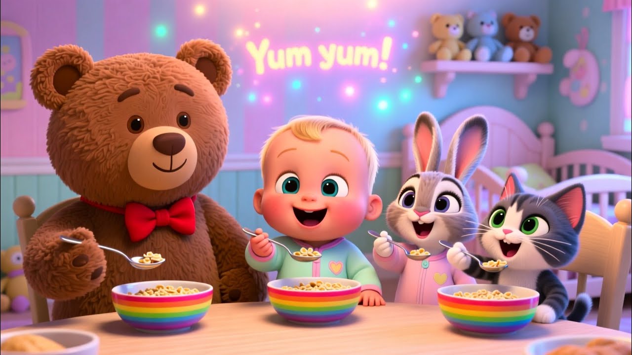 Breakfast Yum Time Song for Babies | Healthy Food Song | Fun Morning Rhyme